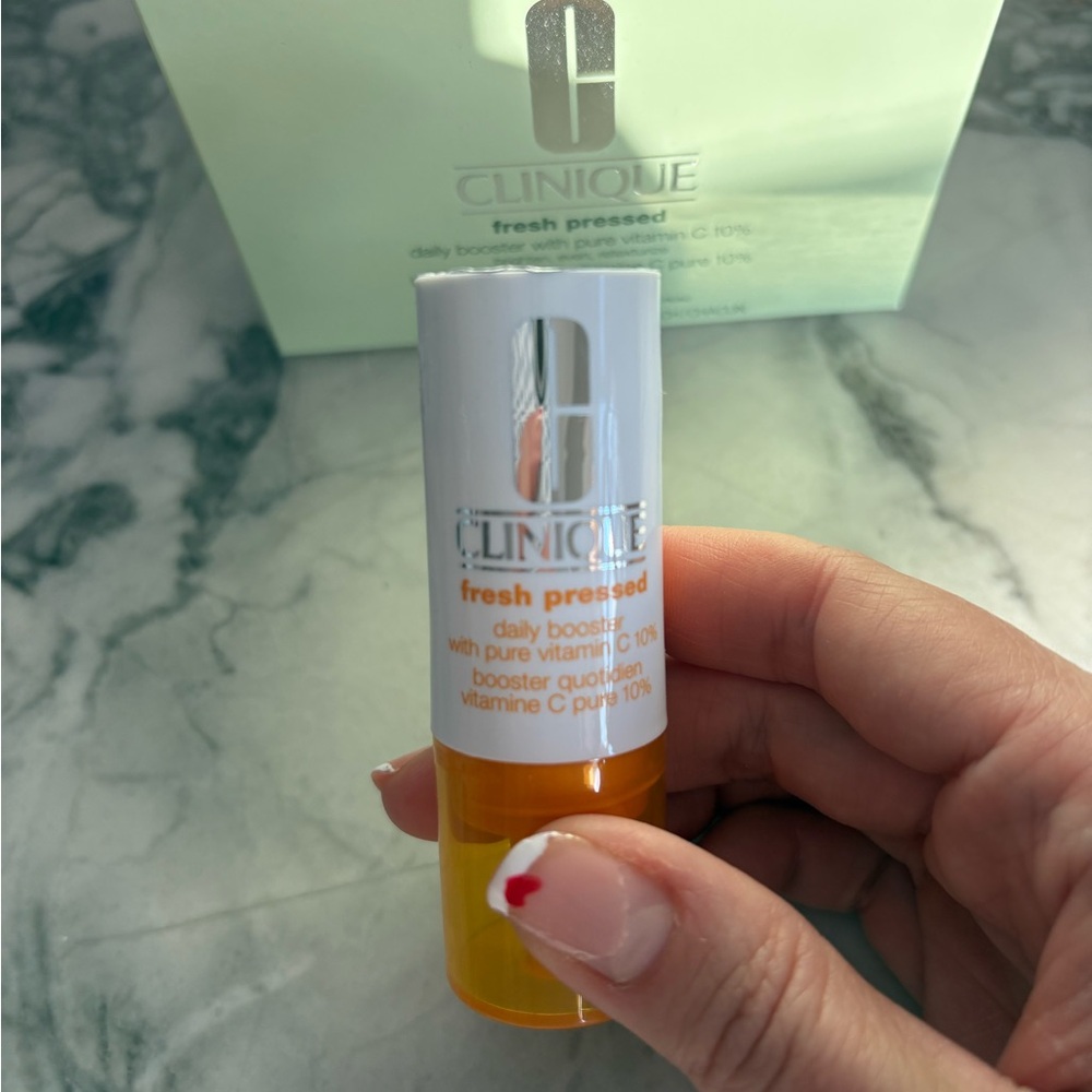 Clinique Fresh Pressed™ Daily Booster with Pure Vitamin C 10% 3 out of 4 vials